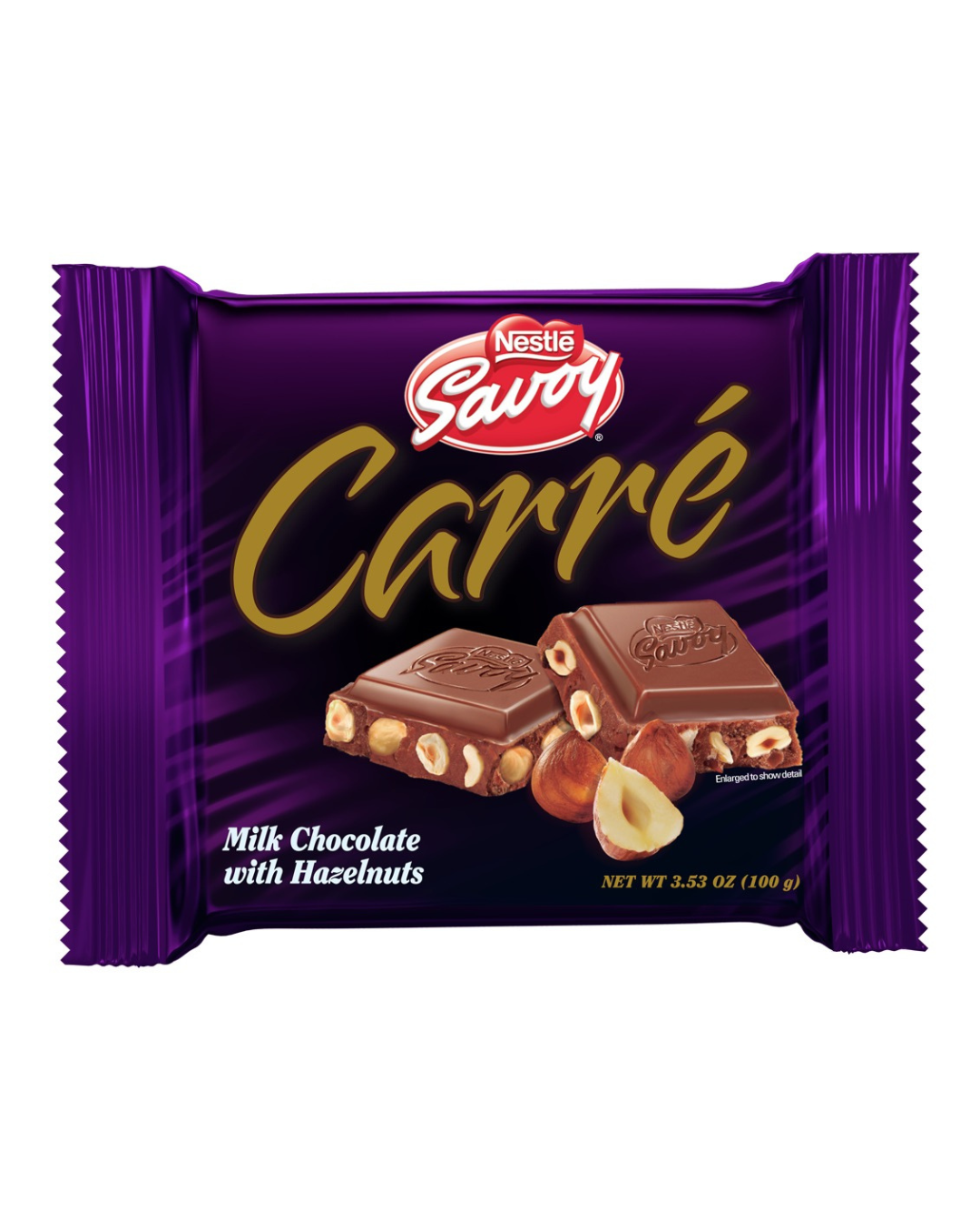 Savoy Chocolate Carre de Avellanas 100g.
